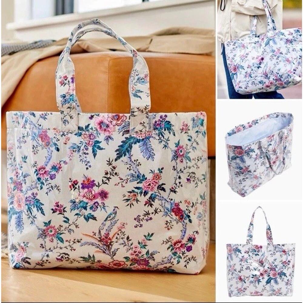 Vera Bradley City Shopper Tote NEW w/ Tags Magnifique Floral PVC Coated